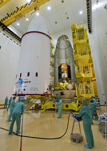FREGAT fairing and the payload at S3B