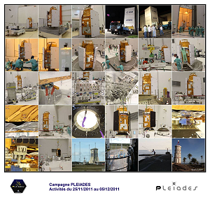Campagne de lancement Pleiades - Activités du 25/11 au 05/12